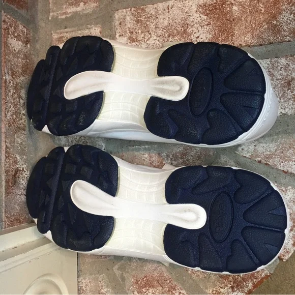 Propet Women's White Navy Mary Jane Therapeutic Walker Shoes size 9 W - Picture 6 of 16